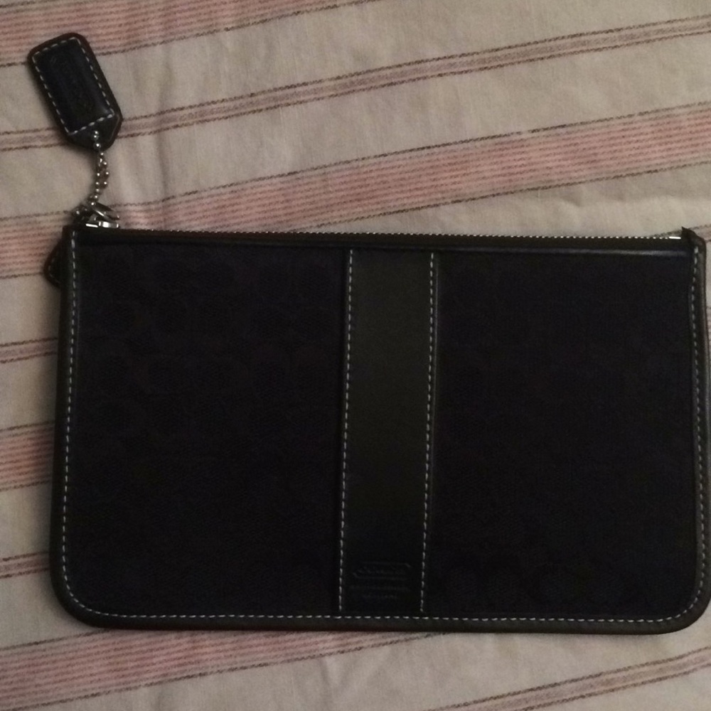 Coach zipper pouch